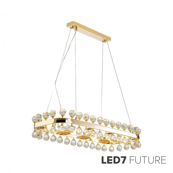 Ritz - Crystall Ball Oval Chandelier